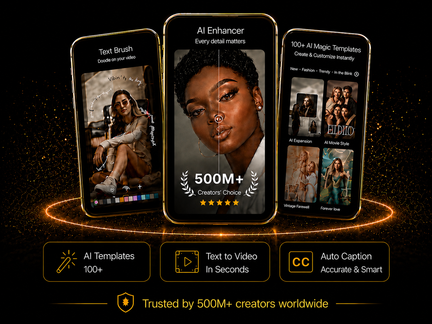 Virax AI Studio — AI Enhancer, Text Brush, AI Magic Templates